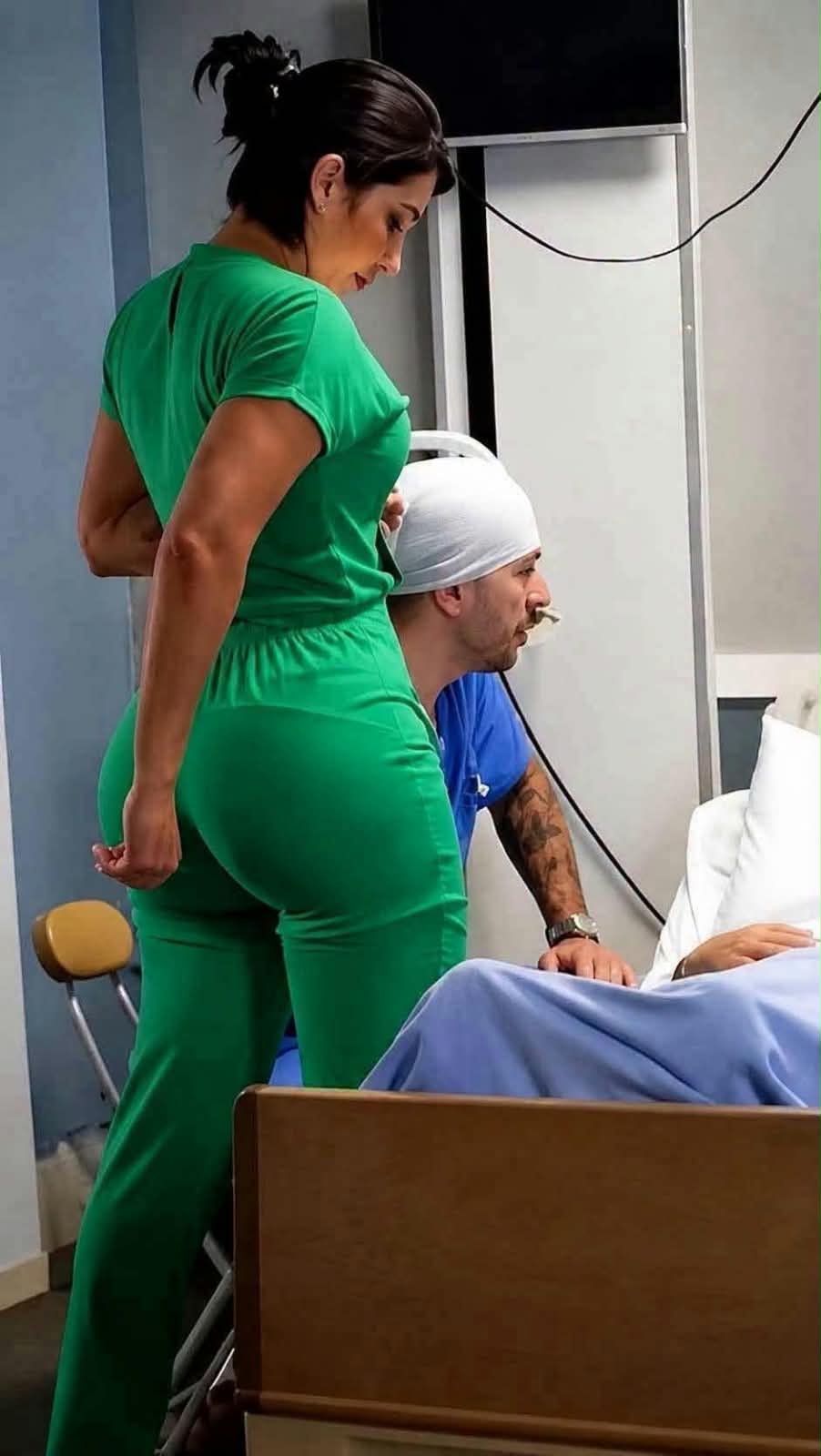Camera footage: Nurse tried… See more…